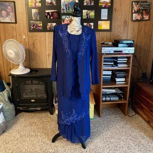 FAD Fashion Evening Gown. 3 Piece. EUC